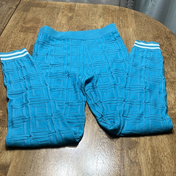 😱 36 Point 5 Knit Varsity Leggings Set size L - Picture 5 of 5